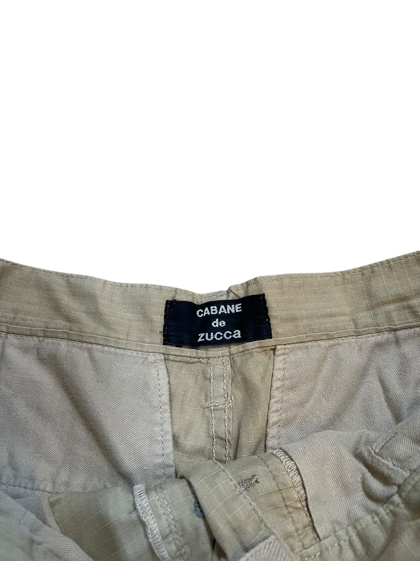 Cabane de Zucca Ripstop Utility Cargo Shorts (31in)