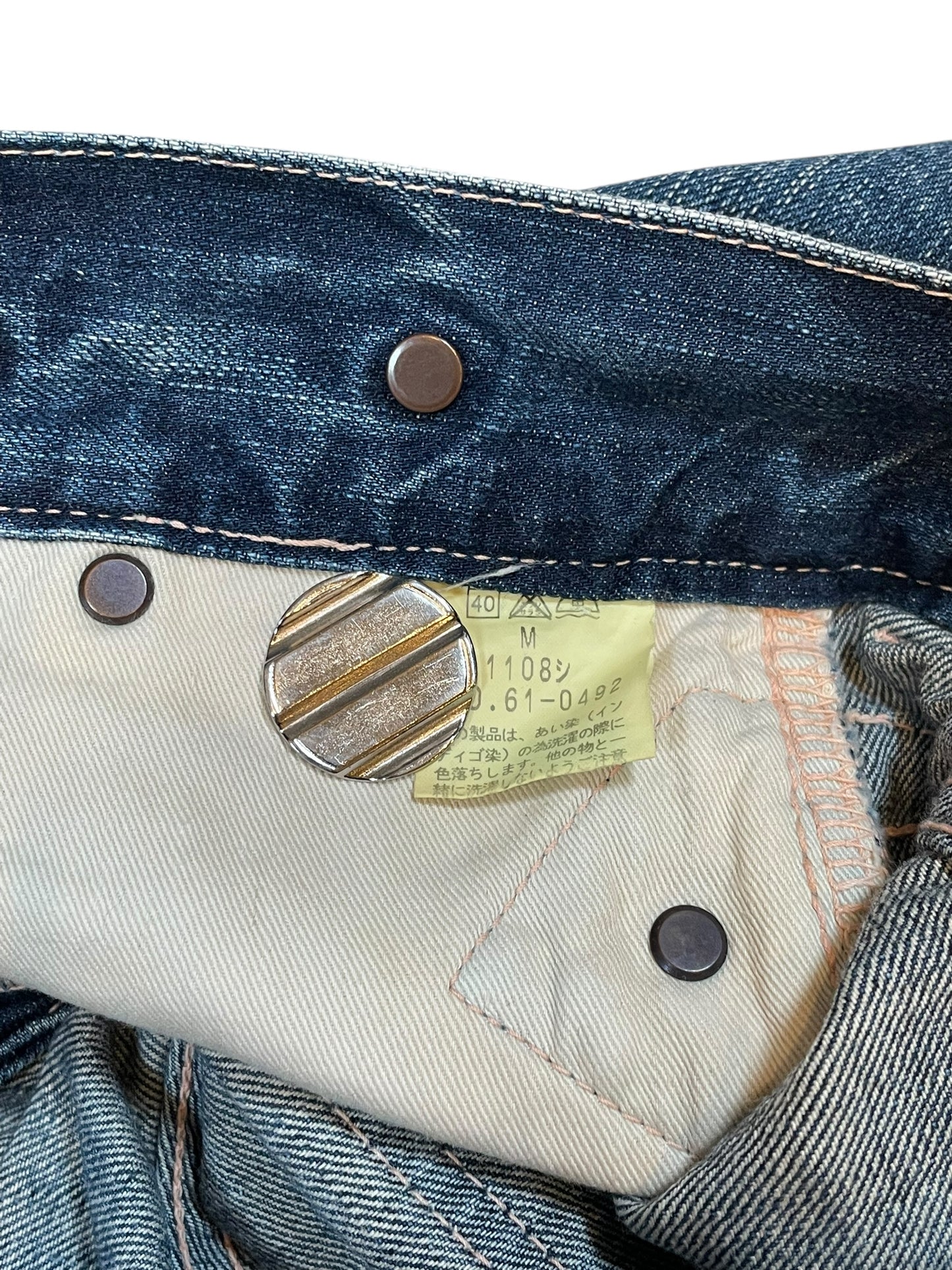 1990s Johnbull Buckle-back Faded Denim (28x32)