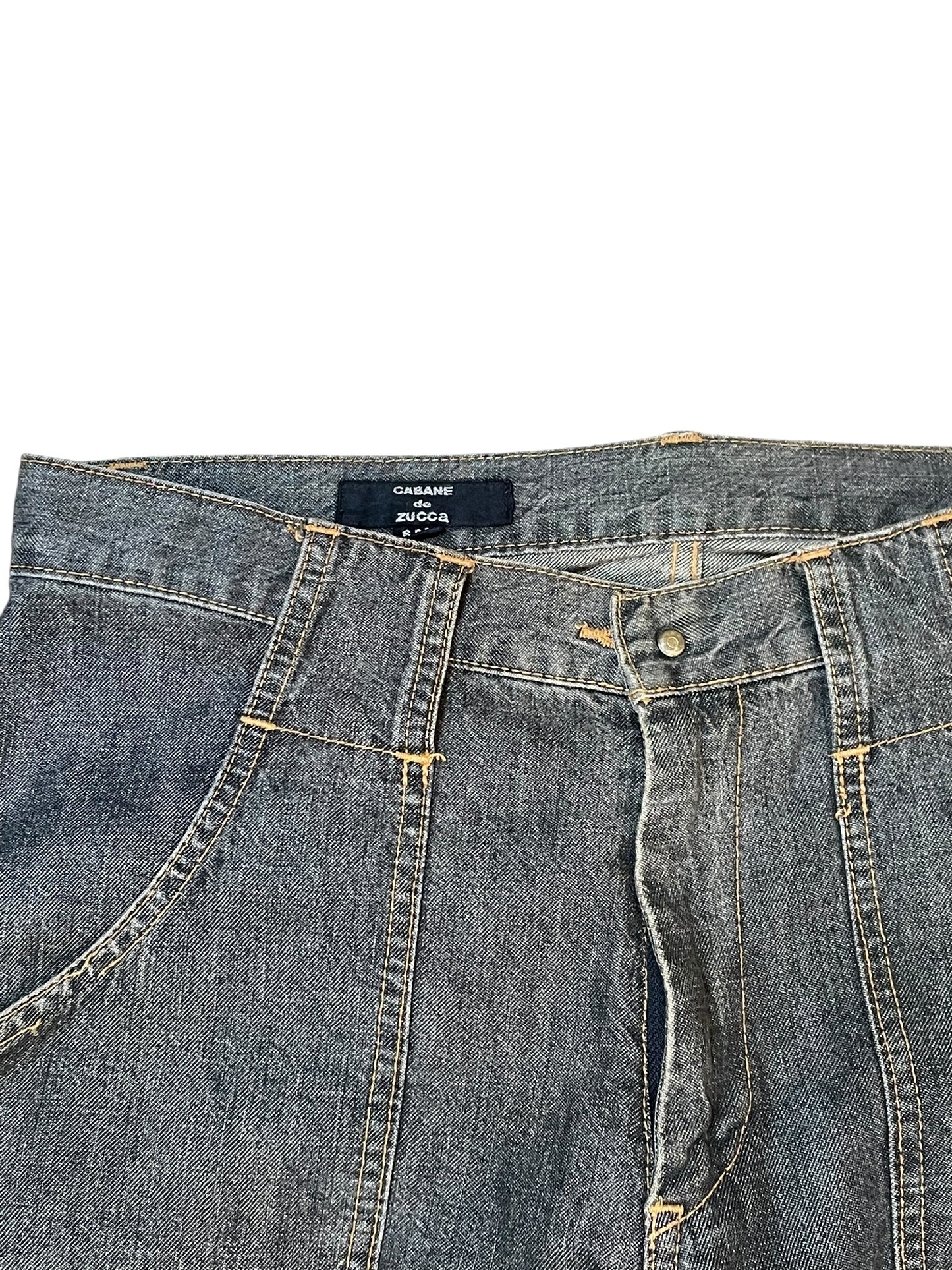 Cabane de Zucca Inverted Button Cargo Pocket Denim (31x31)