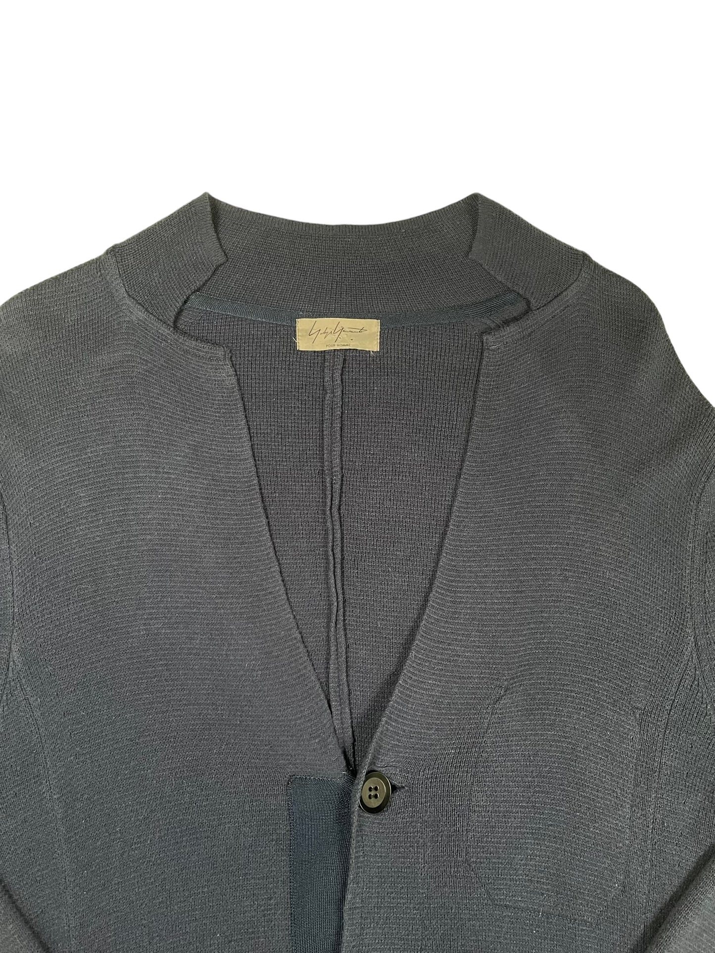1990s Yohji Yamamoto Elongated Button-up Cardigan (L)