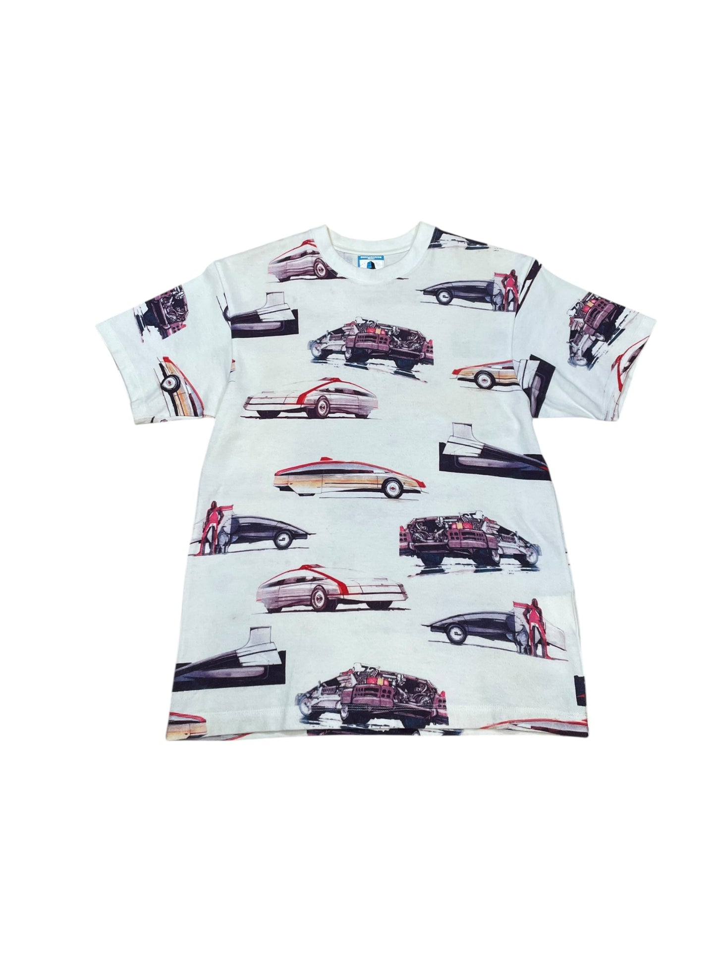 2002SS Undercover “Illusion of Haze” All-Over Car Graphic T-Shirt (M)