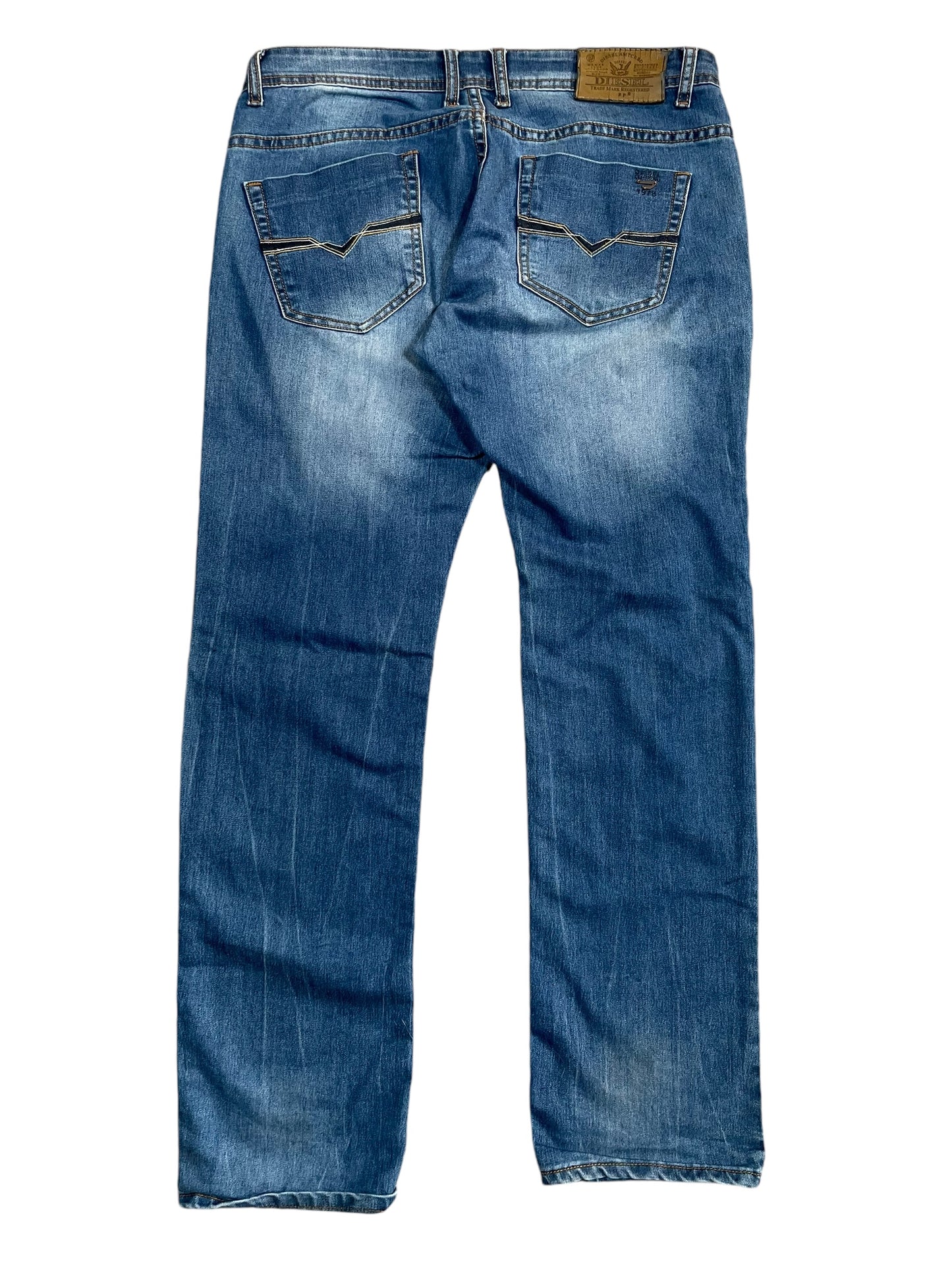 2010's Diesel Light Distressing Straight Denim (34x31)