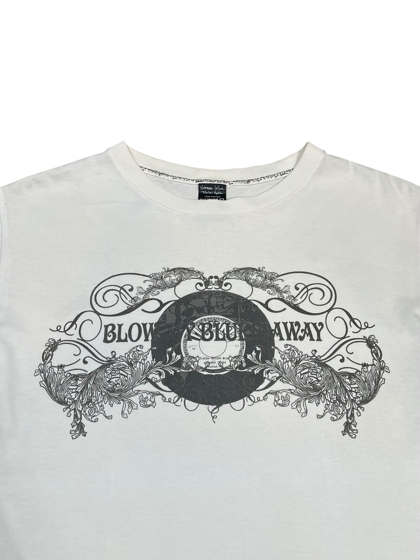 2000s Number (N)ine “Blow My Blues Away” Graphic T-Shirt (L)