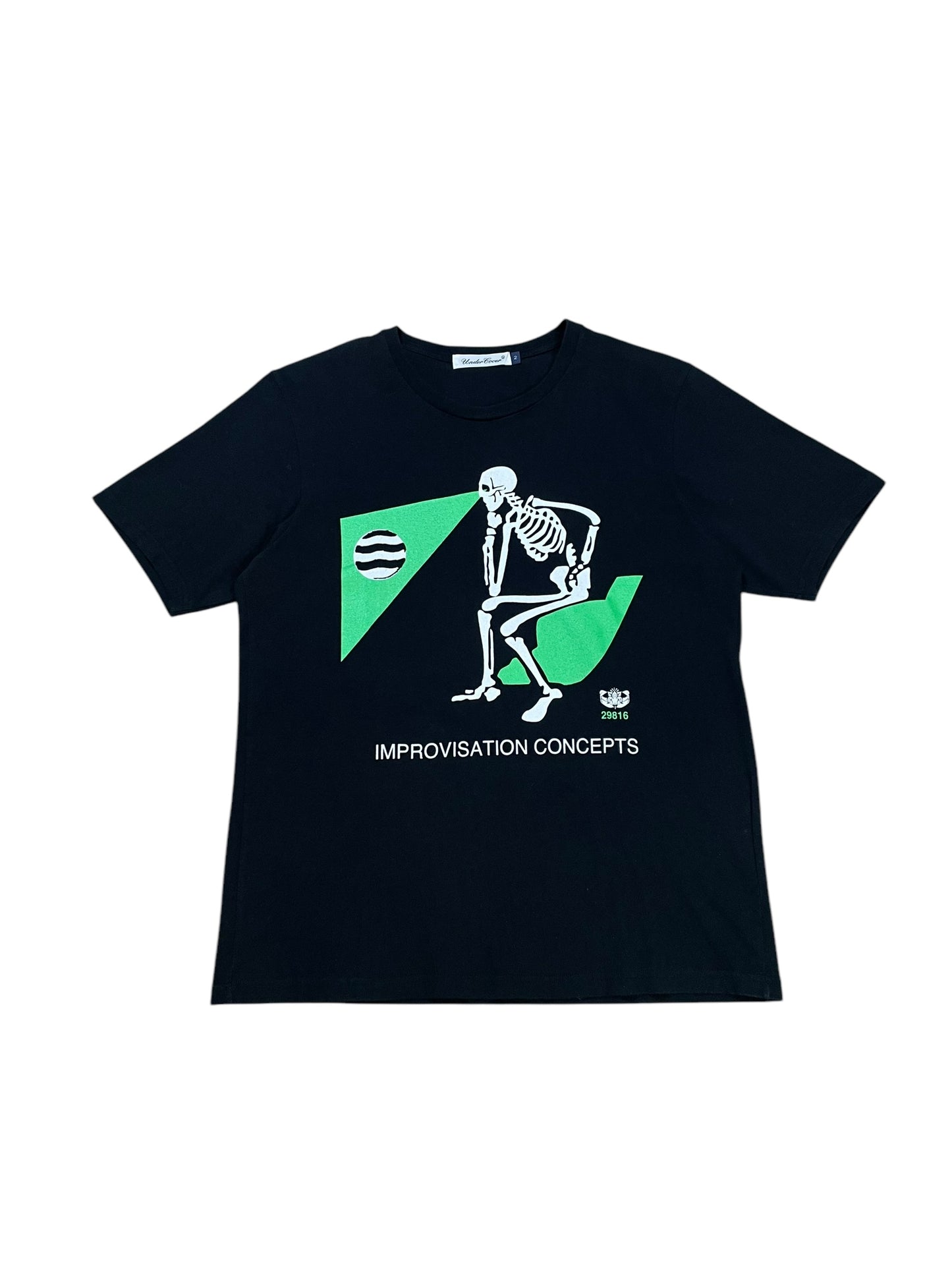2017SS Undercover Skeleton “Improvisation Concepts” Graphic Tee (M)