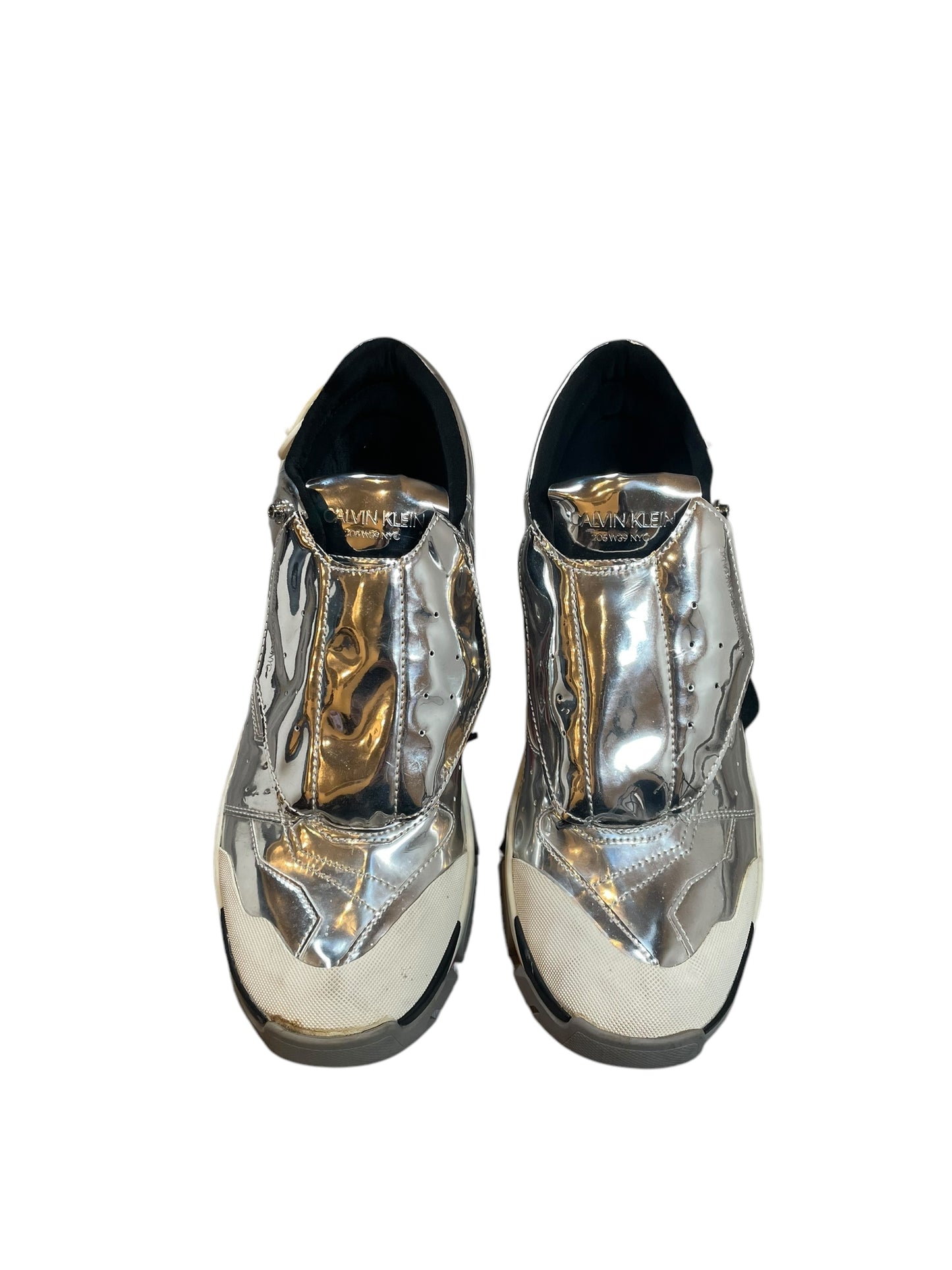 2017 Calvin Klein 205W39NYC Carsdat Metallic Sneakers (12)