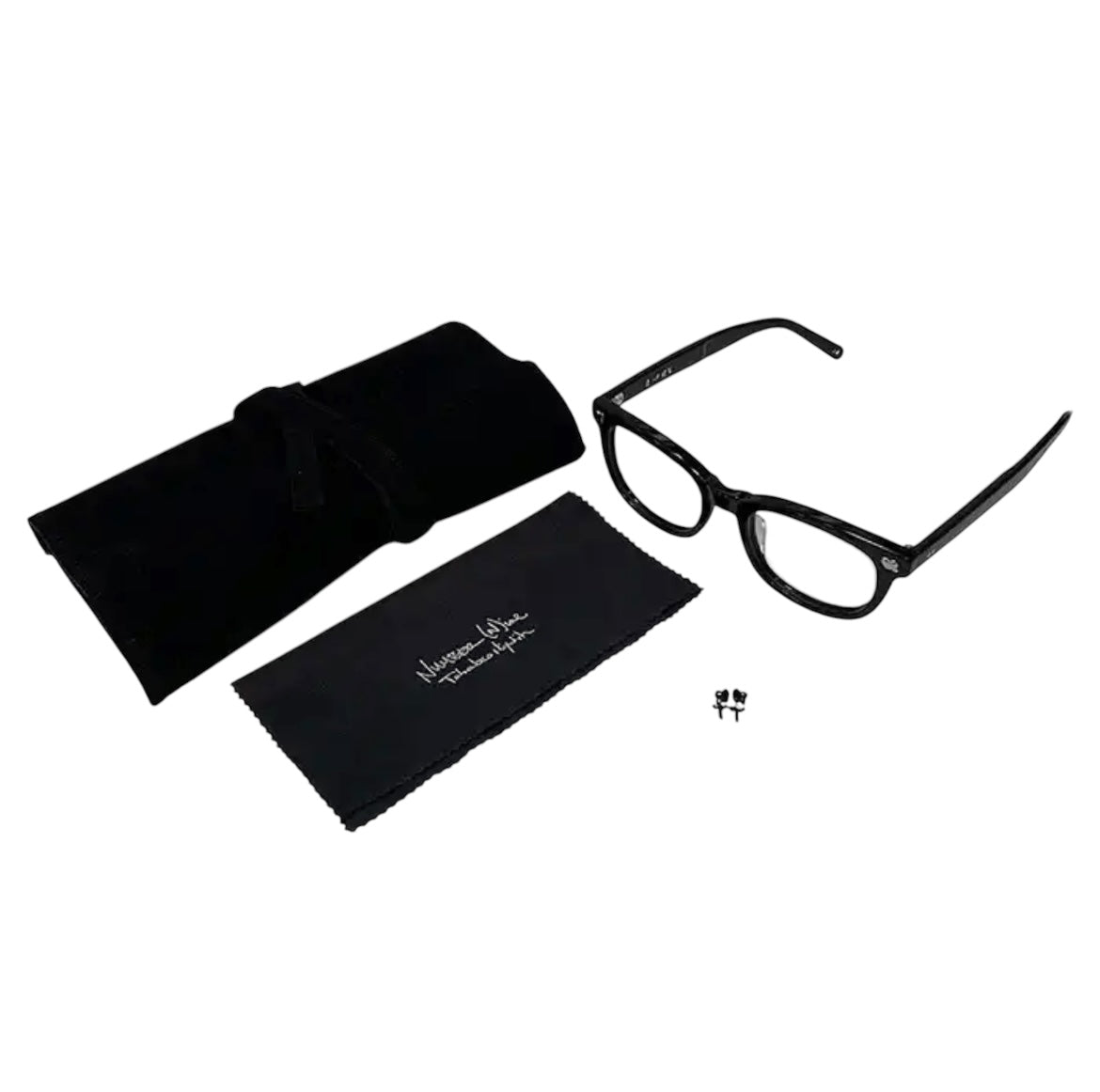 2007 Number (N)ine x Taihachiro Kinsei Interchangeable Logo Celluloid Frame Glasses