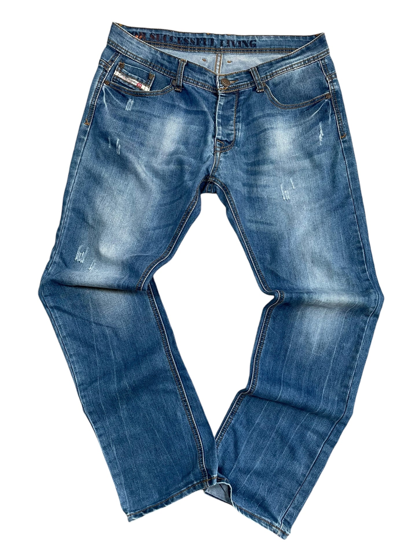 2010's Diesel Light Distressing Straight Denim (34x31)