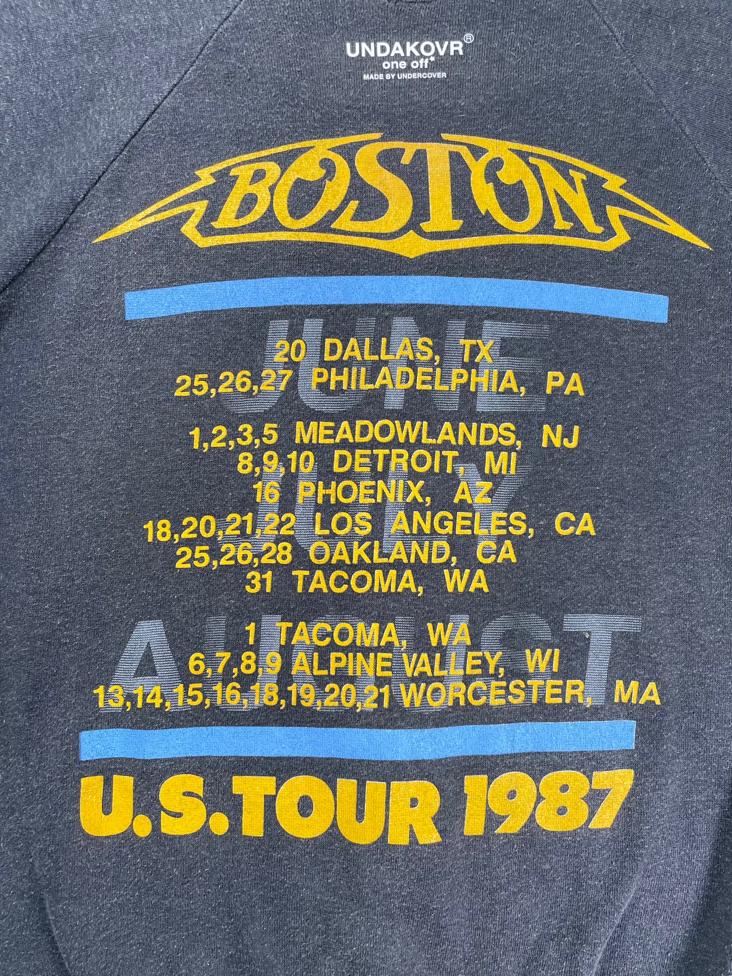 Undakovr 1987 Boston U.S. Tour One Off 1/1 Undercover Crewneck (M)