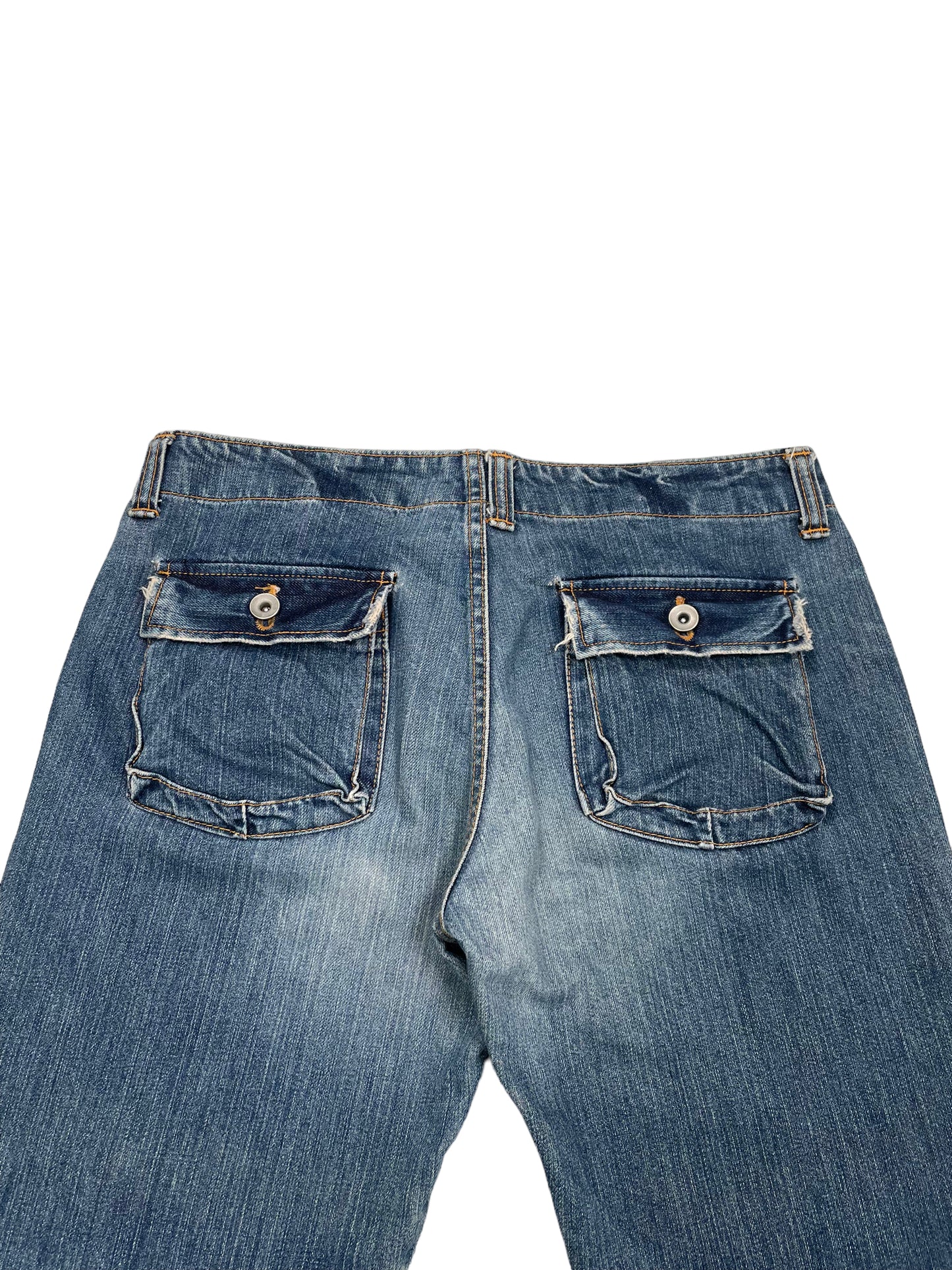 Johnbull Faded Blue Denim Pants (31x32)