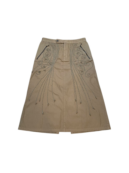 Issey Miyake Haat Rope Embroidery Skirt (28x28)