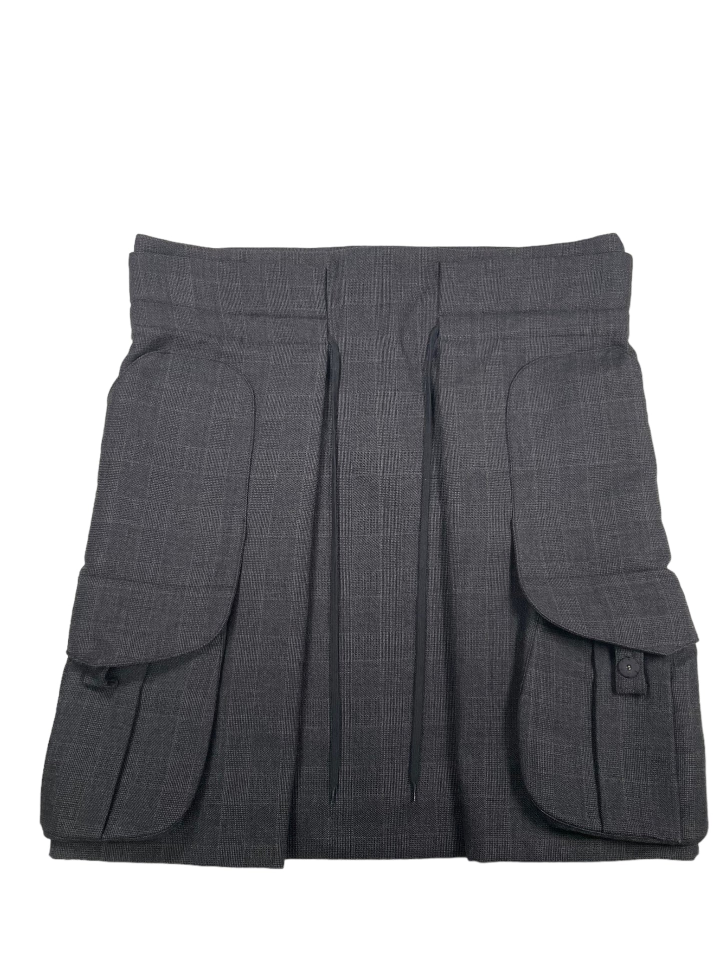 2010W Marni Adjustable Wool Cargo Skirt (L-XL)