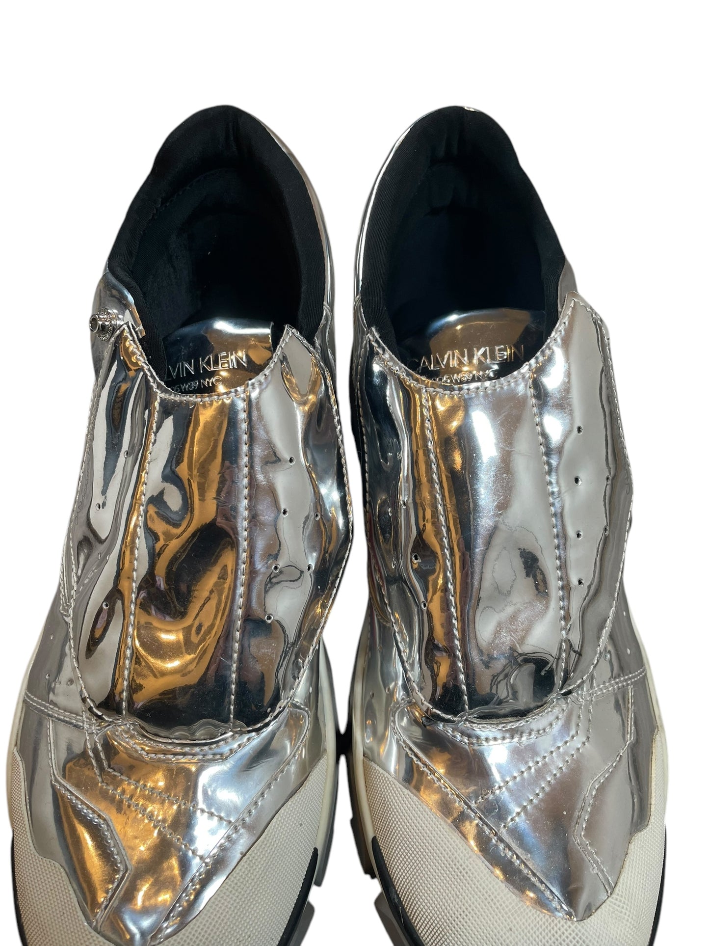 2017 Calvin Klein 205W39NYC Carsdat Metallic Sneakers (12)