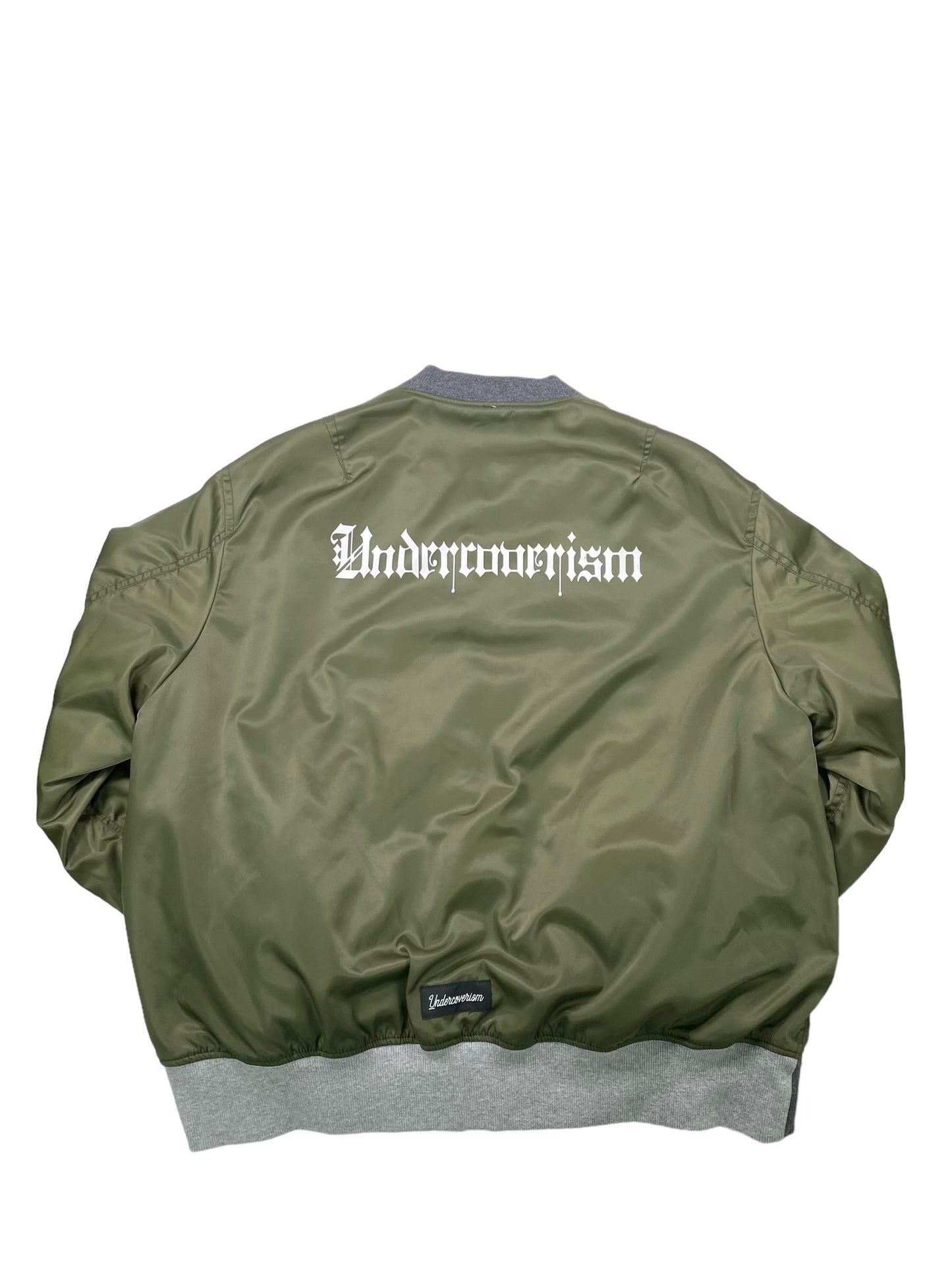 2022SS Undercover Undercoverism Reversible Logo Print Patchwork Bomber (XL)