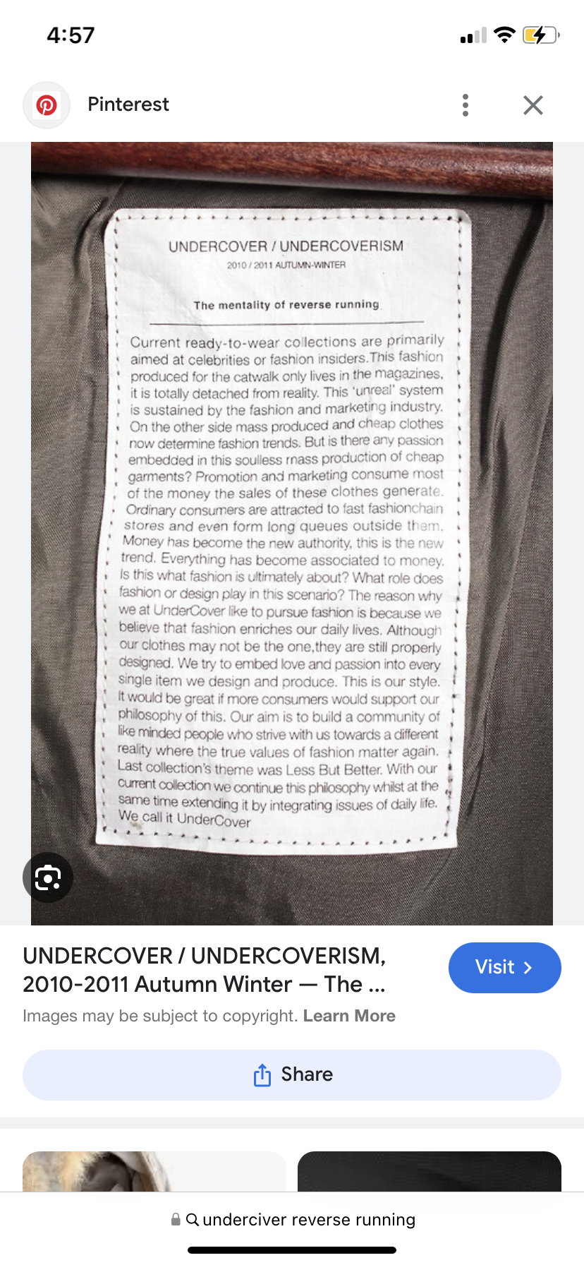 2010 Undercover Reverse Running “Poem” Sequin BackFlap Jeans (30x30)