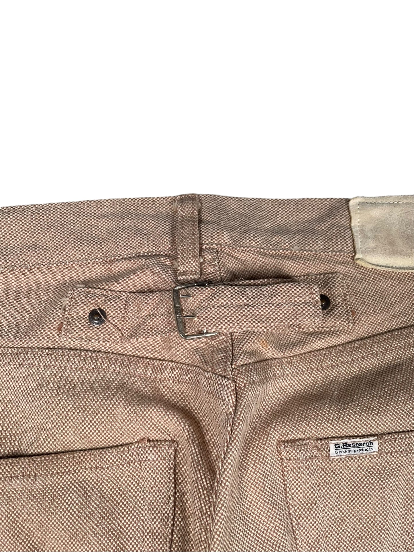 1997 General Research Buckleback Thick Canvas 3/4 Pants (30in)