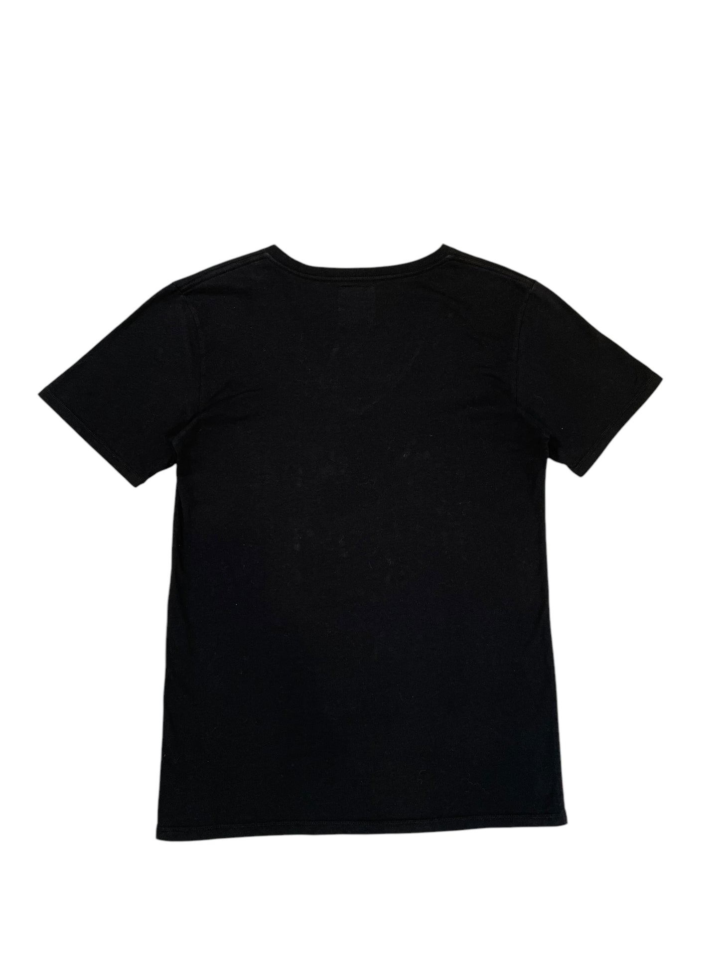 2000s PPFM Black Graphic V-Neck Tee (M)