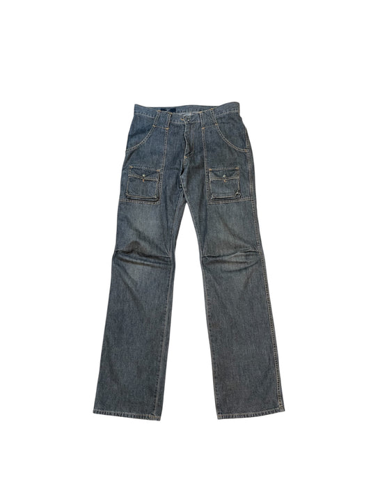Cabane de Zucca Inverted Button Cargo Pocket Denim (31x31)