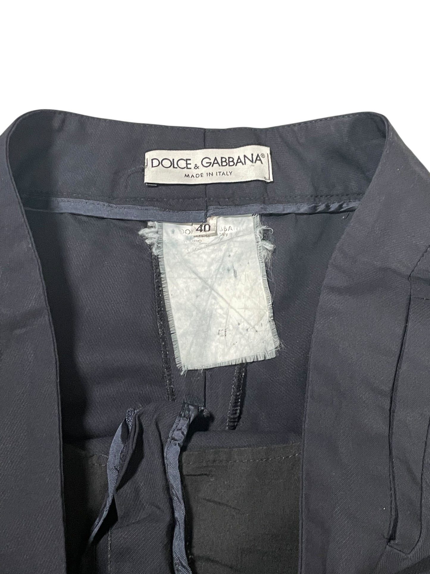 2000's Dolce & Gabbana Wool Flared Trousers (29x31)