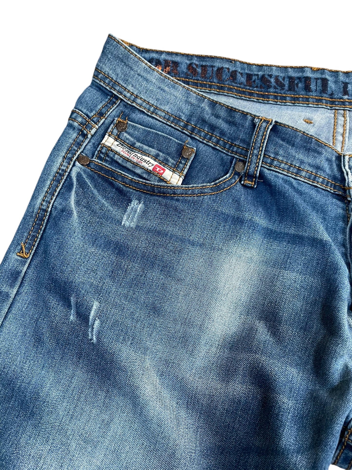 2010's Diesel Light Distressing Straight Denim (34x31)