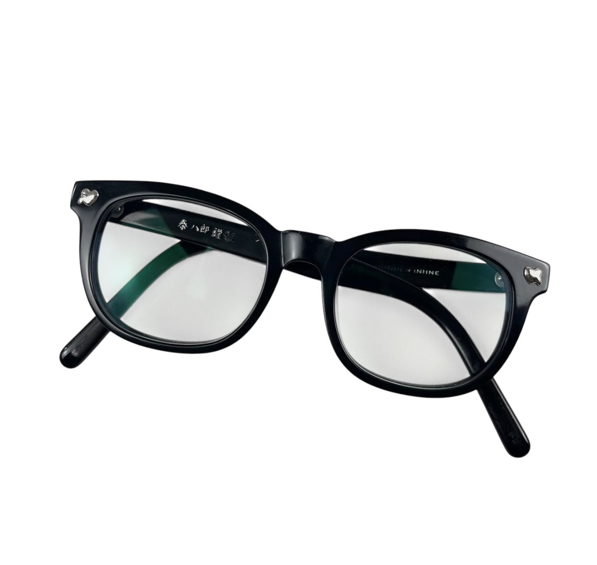 2007 Number (N)ine x Taihachiro Kinsei Interchangeable Logo Celluloid Frame Glasses