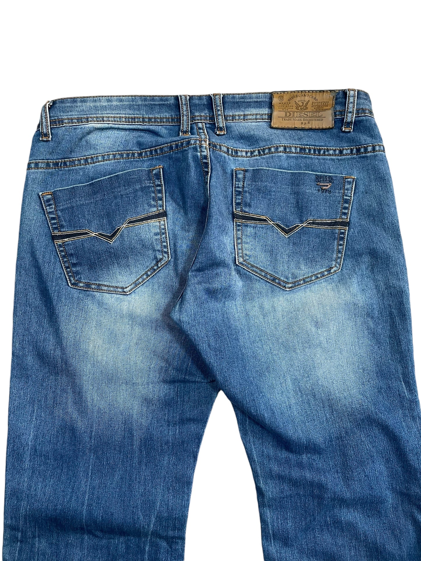 2010's Diesel Light Distressing Straight Denim (34x31)