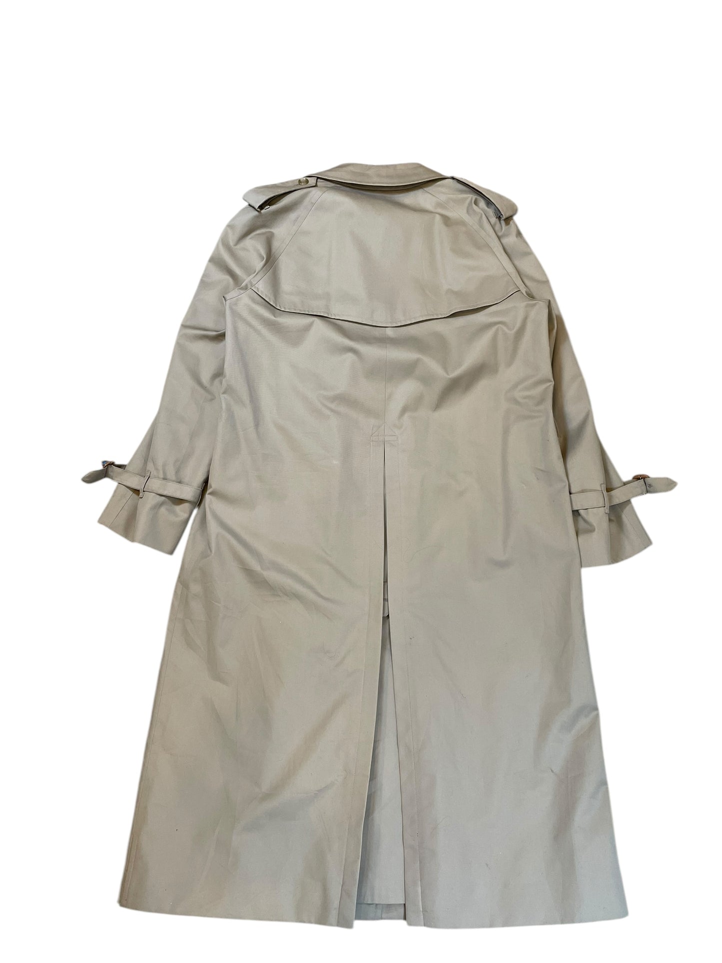 1990s Burberrys’ Double-Breasted Gabardine Trench Coat (XL)