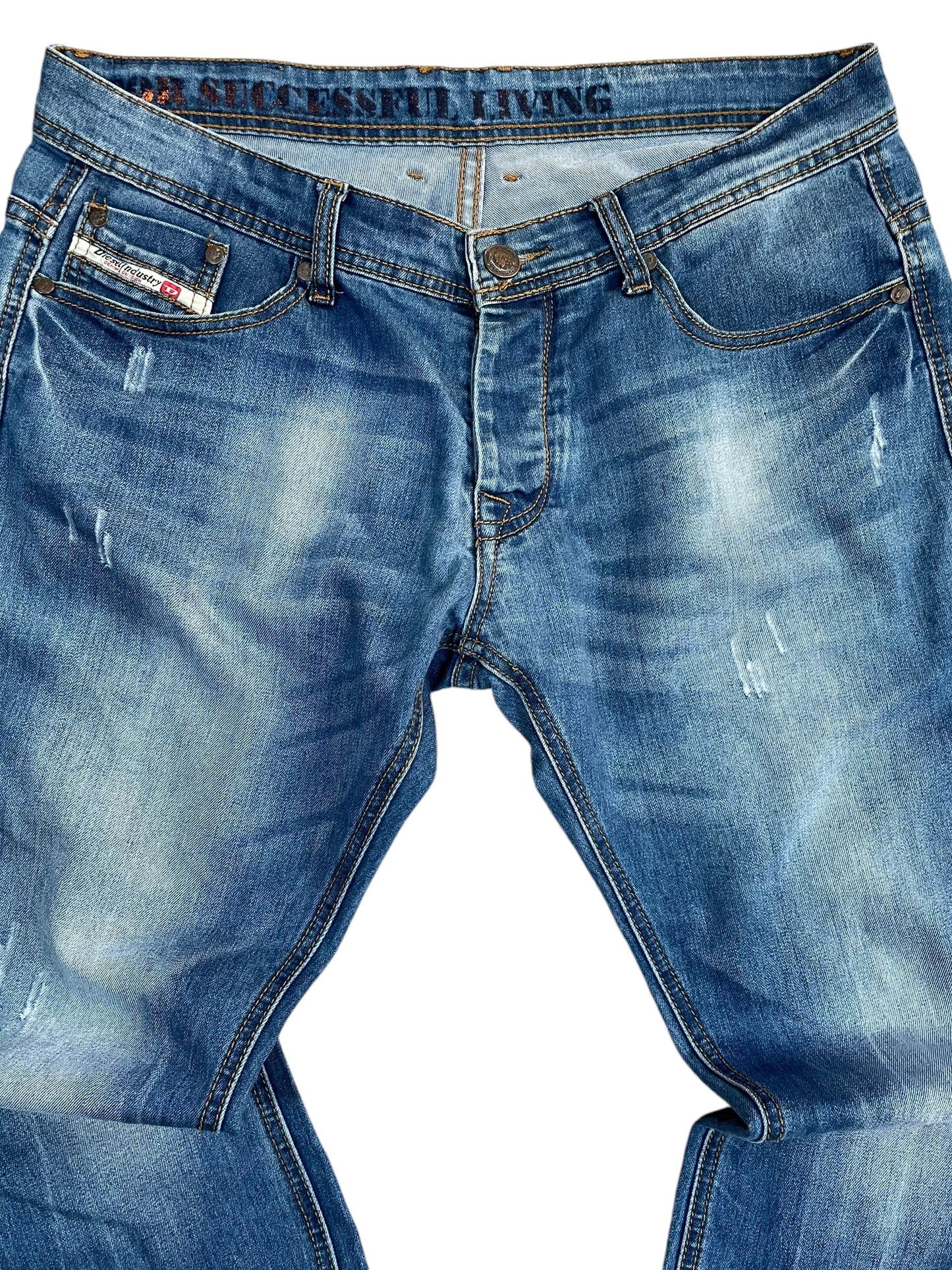 2010's Diesel Light Distressing Straight Denim (34x31)