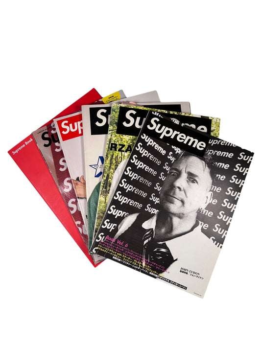 2005-2011 Supreme Mook Japan Exclusive Magazine Vol 1-6 Full Collection (With Stickers) (1)