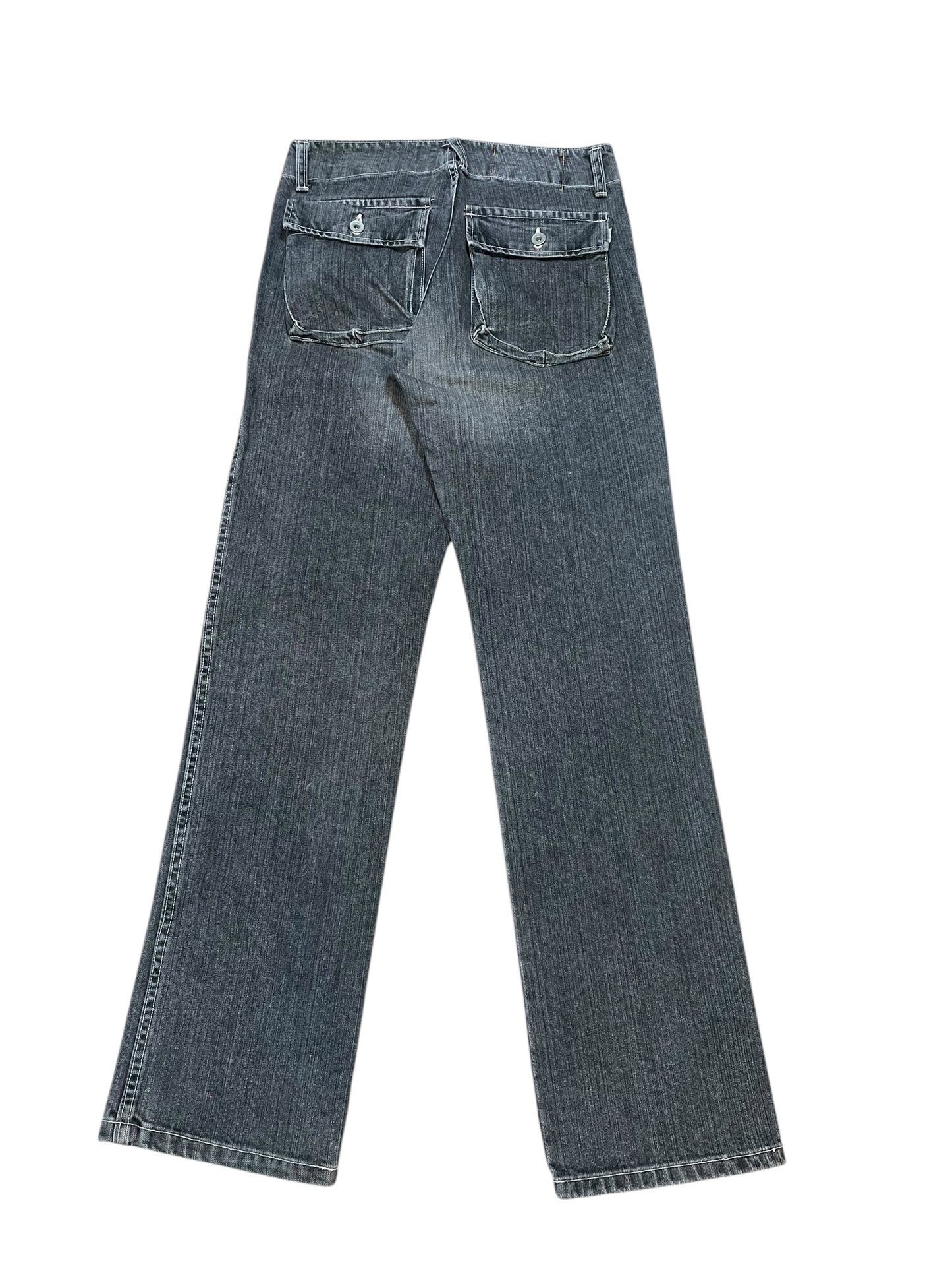 1990s Johnbull Faded Grey Japanese Denim (29x32)