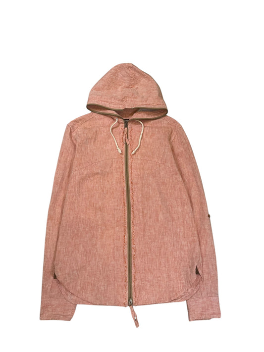 2000’s PPFM Lightweight Pink Hooded Zip-Up Jacket (M)