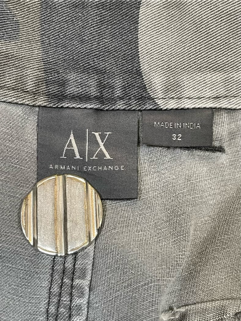 Armani Exchange Camouflage Cargo Shorts (32in)