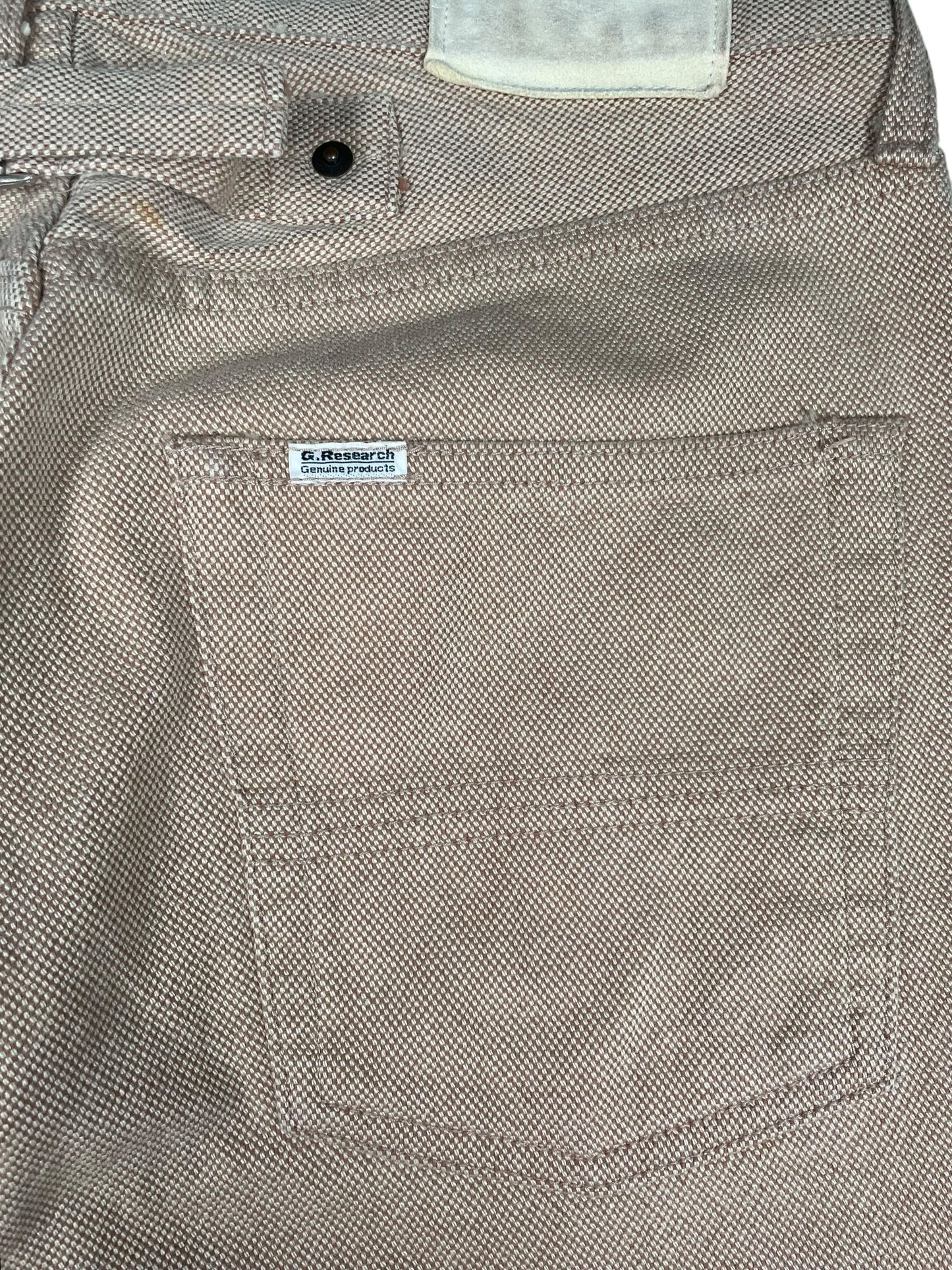 1997 General Research Buckleback Thick Canvas 3/4 Pants (30in)