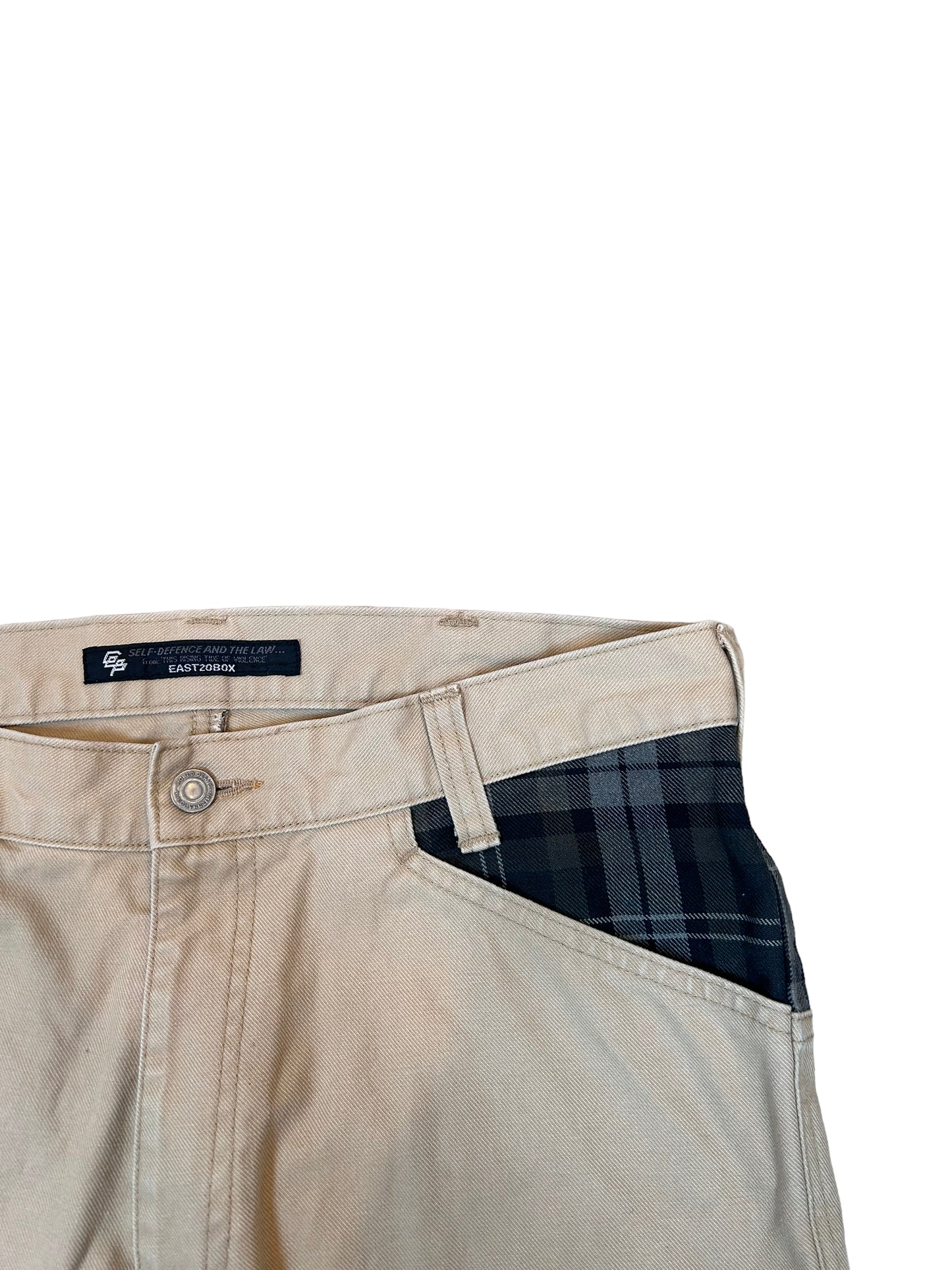 ETBX Japan Flannel Hybrid Cargo Pants (33x30)