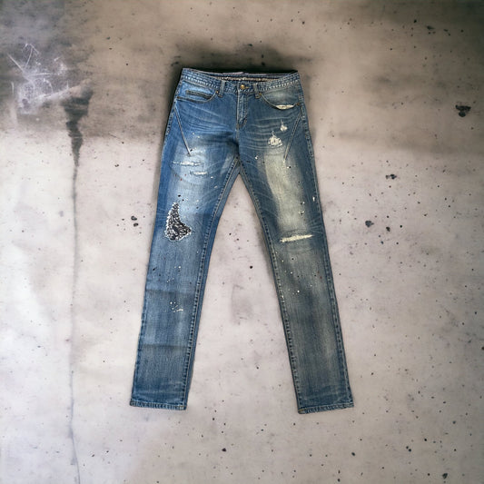 Number (n)ine Jeans in Farbe/Bandana